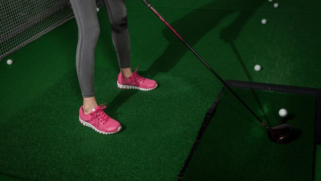 Golf Stance, Put Your Weight On Your Feet